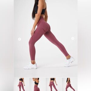 NVGTN Women's Leggings in Maroon